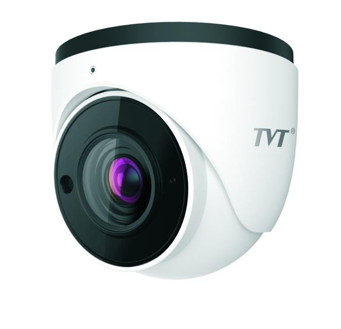 TVT 8MP Eyeball WDR H.265 IP Cam, 30-50m Smart IR, Zoom3.3